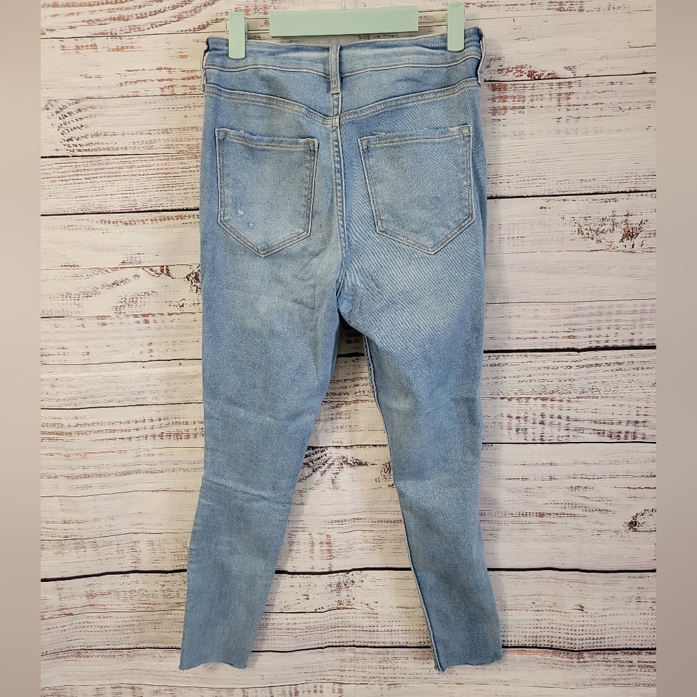 S6 Extra High Rise Distressed Skinny Jeans - Picture 4 of 6